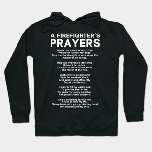 Firefighter Prayer Shirt | God Believer Gift Hoodie